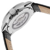 Bulova BVA Classic Automatic Silver Dial Black Leather Strap Watch for Men - 96A135 Authentic Buy Shop Now