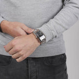 Emporio Armani Classic Black Dial Silver Stainless Steel Strap Watch For Men - AR0156 Authentic Buy Shop Now