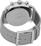Calvin Klein City Chronograph White Dial White Leather Strap Watch for Men - K2G271Q4 Authentic Buy Shop Now