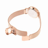 Daniel Wellington Petite Melrose Pink Dial Rose Gold Mesh Strap Watch For Women - DW00100368 Authentic Buy Shop Now