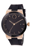 Movado Bold Black Dial Black Rubber Strap Watch for Men - 3600623 Authentic Buy Shop Now