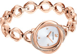 Swarovski Crystal Flower Silver Dial Rose Gold Steel Strap Watch for Women - 5547626 Authentic Buy Shop Now