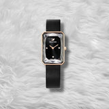 Swarovski Uptown Black Dial Black Leather Strap Watch for Women - 5547710 Authentic Buy Shop Now