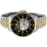 Maserati SFIDA Automatic Skeleton Black Dial Two Tone Steel Strap Watch For Men - R8823140010 Authentic Buy Shop Now