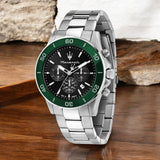 Maserati Competizione Chronograph Black Dial Silver Steel Strap Watch For Men - R8873600008 Authentic Buy Shop Now