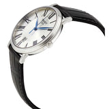 Tissot Carson Premium Silver Dial Black Leather Strap Watch For Men - T122.410.16.033.00 Authentic Buy Shop Now