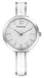 Swarovski Crystalline Delight Silver Dial Two Tone Steel Strap Watch for Women - 5580537 Authentic Buy Shop Now
