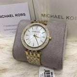 Michael Kors Darci Mother of Pearl Dial Gold Steel Strap Watch for Women - MK3219 Authentic Buy Shop Now