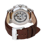 Fossil Grant Automatic White Dial Brown Leather Strap Watch for Men - ME3027 Authentic Buy Shop Now