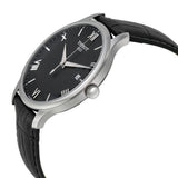 Tissot T Classic Tradition Quartz Black Dial Black Leather Strap Watch For Men - T063.610.16.058.00 Authentic Buy Shop Now