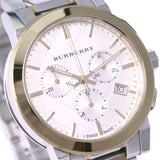 Burberry The City White Dial Two Tone Steel Strap Watch for Men - BU9751 Authentic Buy Shop Now