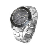 Swarovski Octea Lux Sport Chronograph Black Dial Silver Steel Strap Watch for Women - 5610520 Authentic Buy Shop Now