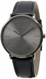 Hugo Boss Modern Grey Dial Black Leather Strap Watch for Men - 1513540 Authentic Buy Shop Now
