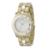 Marc Jacobs Blade White Dial Gold Steel Strap Watch for Women - MBM3050 Authentic Buy Shop Now