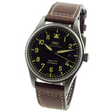 IWC Pilot's Watch Mark XVIII 40mm Black Dial Brown Leather Strap Watch for Men - IW327006 Authentic Buy Shop Now