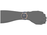 Fossil Neutra Chronograph Blue Dial Blue Leather Strap Watch for Men - FS5454 Authentic Buy Shop Now