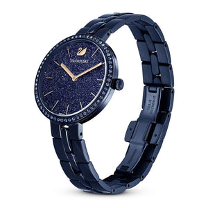 Swarovski Cosmopolitan Crystals Blue Dial Blue Steel Strap Watch for Women - 5647452 Authentic Buy Shop Now