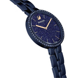 Swarovski Cosmopolitan Crystals Blue Dial Blue Steel Strap Watch for Women - 5647452 Authentic Buy Shop Now