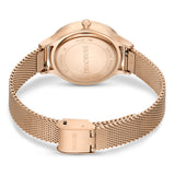 Swarovski Octea Nova Silver Dial Rose Gold Mesh Strap Watch for Women - 5650011 Authentic Buy Shop Now