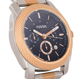 Fossil Machine Blue Dial Two Tone Steel Strap Watch for Men - FS5037 Authentic Buy Shop Now