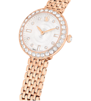 Swarovski Certa Crystals Silver Dial Rose Gold Steel Strap Watch for Women - 5672981 Authentic Buy Shop Now