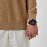 Armani Exchange Banks Chronograph Blue Dial Grey Steel Strap Watch For Men - AX1731 Authentic Buy Shop Now