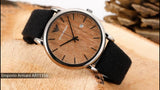 Emporio Armani Luigi Analog Brown Dial Black Leather Strap Watch For Men - AR11156 Authentic Buy Shop Now