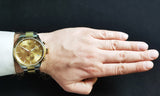 Tissot T Sport Chrono XL Classic Gold Dial Two Tone Steel Strap Watch for Men - T116.617.22.021.00 Authentic Buy Shop Now