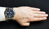 Tissot Seastar 1000 Chronograph Blue Dial Silver Mesh Bracelet Watch For Men - T120.417.11.041.02 Authentic Buy Shop Now