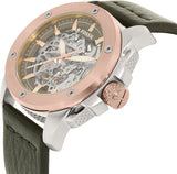 Fossil Modern Machine Automatic Skeleton Dial Black Leather Strap Watch for Men - ME3082 Authentic Buy Shop Now