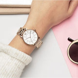 Marc Jacobs Roxy White Dial Gold Steel Strap Watch for Women - MJ3522 Authentic Buy Shop Now