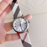 Burberry The City White Dial Brown Leather Strap Watch for Women - BU9113 Authentic Buy Shop Now