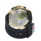 Tommy Hilfiger Jeans Digital Analog Gold Dial Black Rubber Strap Watch For Women - 1791762 Authentic Buy Shop Now