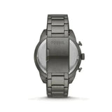 Fossil Bronson Chronograph Blue Dial Grey Steel Strap Watch for Men - FS5711 Authentic Buy Shop Now