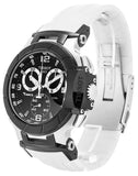 Tissot T Race Chronograph Black Dial White Rubber Strap Watch for Men - T048.417.27.057.05 Authentic Buy Shop Now