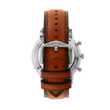 Fossil Neutra Chronograph Green Dial Brown Leather Strap Watch for Men - FS5735 Authentic Buy Shop Now