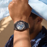 Fossil Everett Chronograph Grey Dial Grey Steel Strap Watch for Men - FS5830 Authentic Buy Shop Now
