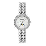 Emporio Armani Rosa Quartz Mother of Pearl Dial Silver Steel Strap Watch For Women - AR11461 Authentic Buy Shop Now