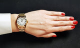 Tissot T Wave Mother of Pearl Dial Rose Gold Steel Strap Watch For Women - T112.210.33.113.00 Authentic Buy Shop Now