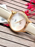 Tissot T Lady Bella Ora Mother of Pearl Dial Cream Leather Strap Watch for Women - T103.310.36.111.00 Authentic Buy Shop Now
