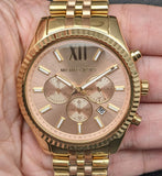 Michael Kors Lexington Gold Dial Gold Steel Strap Watch for Women - MK6473 Authentic Buy Shop Now