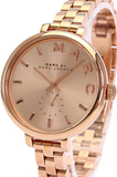 Marc Jacobs Sally Rose Gold Dial Rose Gold Steel Strap Watch for Women - MBM3364 Authentic Buy Shop Now