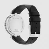 Gucci Diamantissima Diamonds Black Dial Black Leather Strap Watch For Women - YA141403 Authentic Buy Shop Now