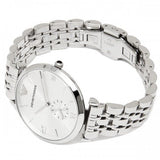 Emporio Armani Classic Silver Dial Silver Steel Strap Watch For Men - AR1819 Authentic Buy Shop Now