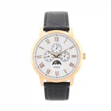 Guess Delancy Quartz Silver Dial Black Leather Strap Watch For Men - W0870G2 Authentic Buy Shop Now