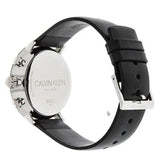 Calvin Klein High Noon Chronograph Black Dial Black Leather Strap Watch for Men - K8M271C1 Authentic Buy Shop Now