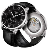 Tissot Chemin Des Tourelles Powermatic 80 Black Dial Black Leather Strap Watch For Men - T099.407.16.058.00 Authentic Buy Shop Now