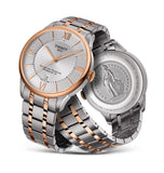 Tissot Chemin des Tourelles Powermatic 80 Helvetic Pride Silver Dial Two Tone Steel Strap Watch for Men - T099.407.22.038.01 Authentic Buy Shop Now