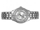 Guess Water Pro Diamonds Silver Dial Silver Steel Strap Watch For Women - G75511M Authentic Buy Shop Now