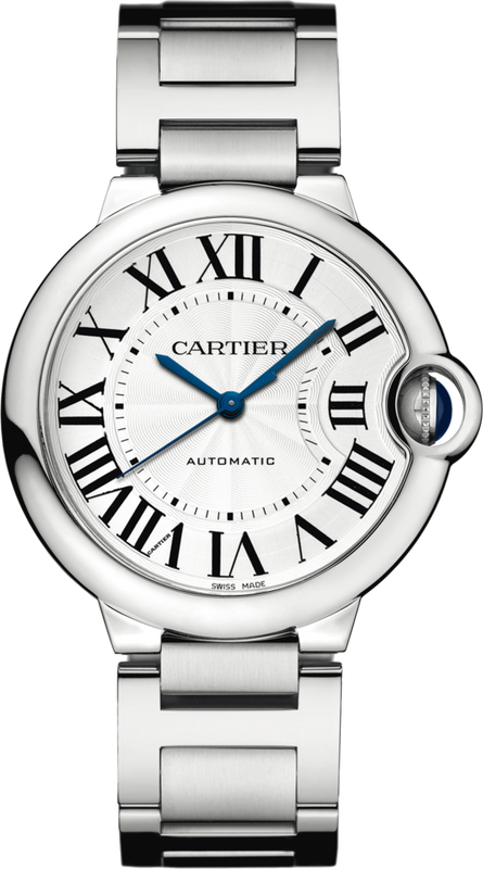 Cartier Ballon Bleu De Cartier Silver Dial Silver Steel Strap Watch for Women - WSBB0048 Authentic Buy Shop Now